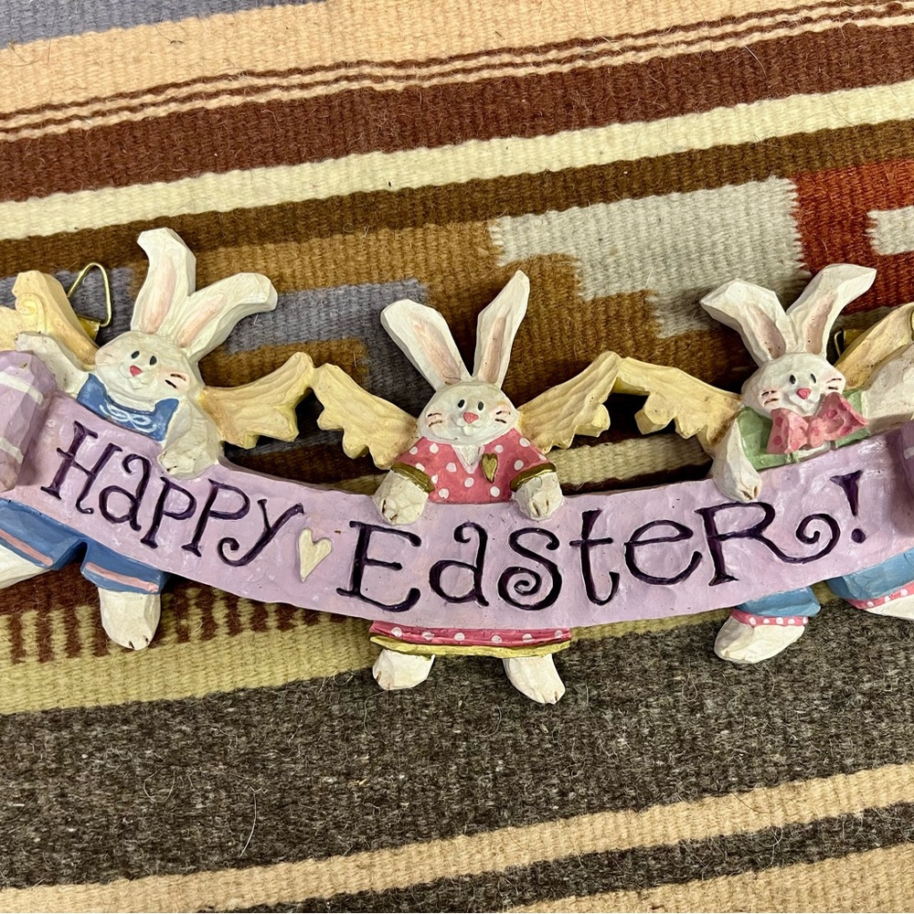 Vintage Easter Bunny Wall Decor